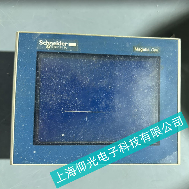 水電站通風(fēng)控制系統(tǒng)//施耐德觸摸屏HMIGTO2310背光暗、看不清楚字跡故障維修